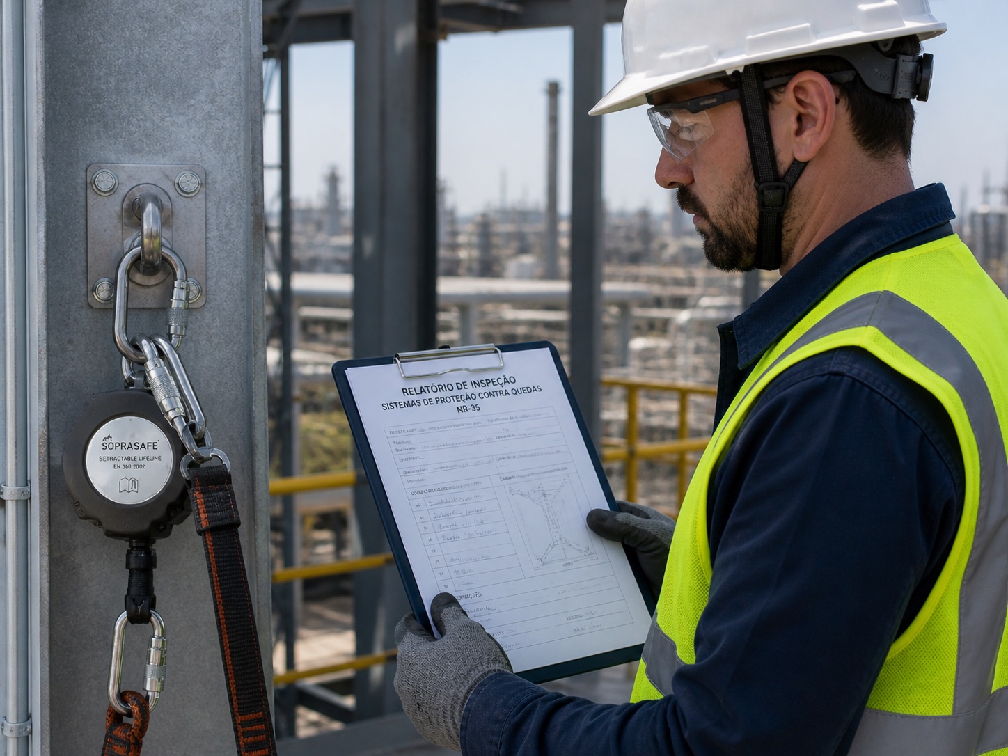 Documentação técnica de linha de vida NR-35