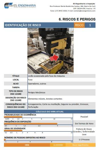 Relatório de adequação NR-12