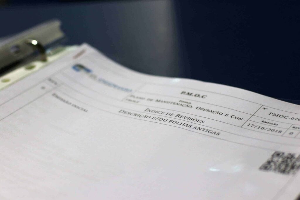 Documentos PMOC — Plano de Manutenção, Operação e Controle