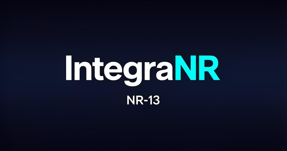 IntegraNR — plataforma de gestão NR-13 para caldeiras e vasos de pressão
